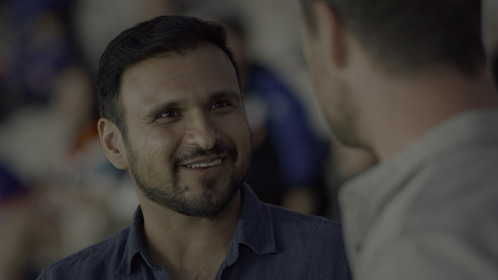 dr suraj samtani at a sports game